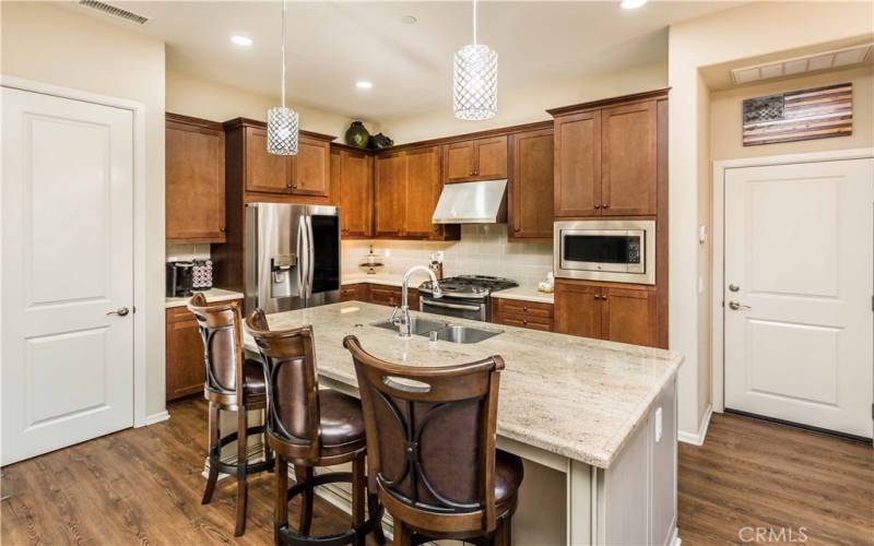 Stunning kitchen with stainless steel appliances