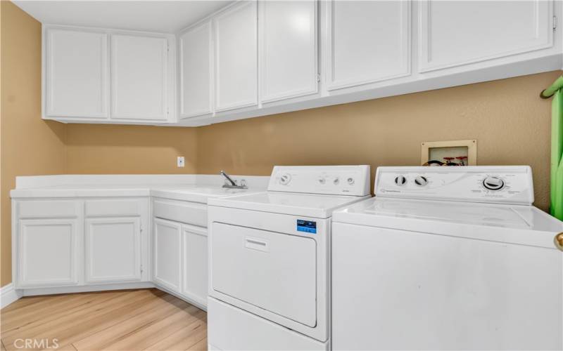 Laundry room with built-ins!