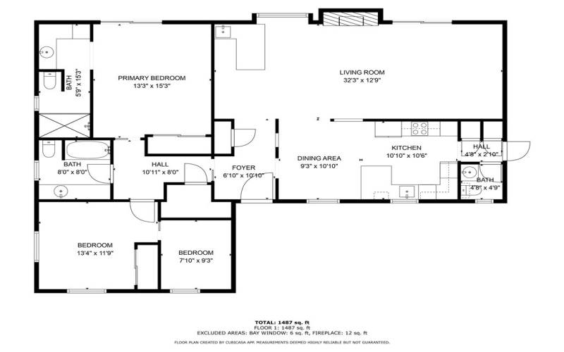 Dimensions are approximate.  Garage not shown.