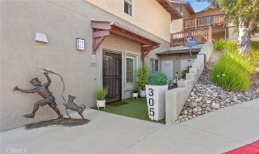 Front door at private patio