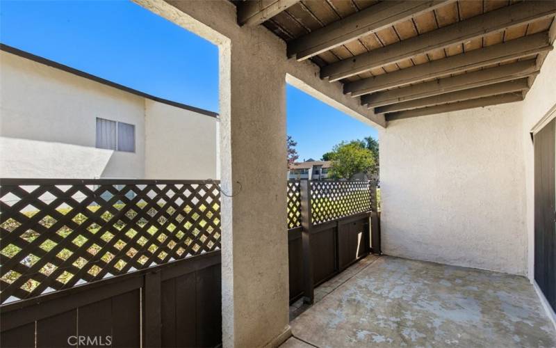 View of the other side of the patio