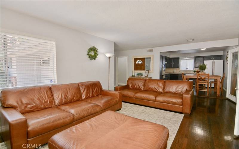 Living Room Kitchen View