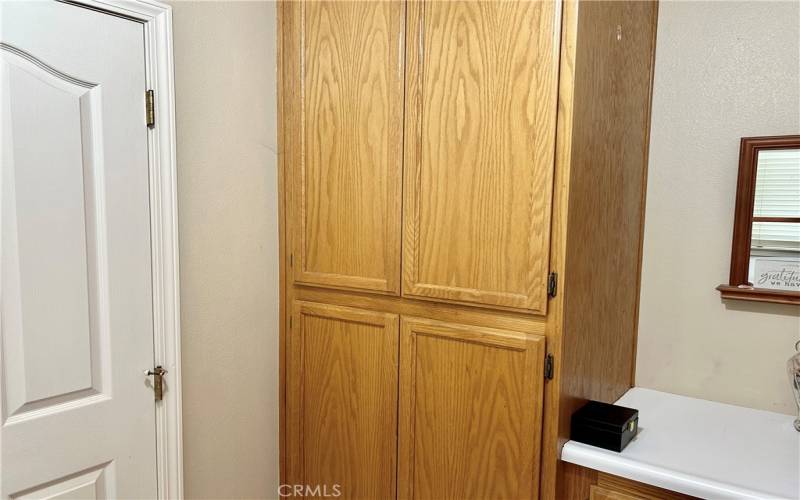 Pantry in Laundry Room