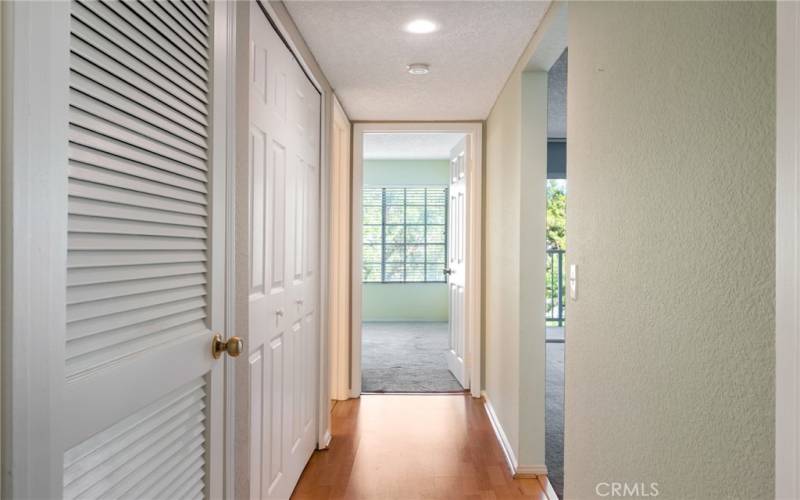 Hallway between bedrooms 2 & 3