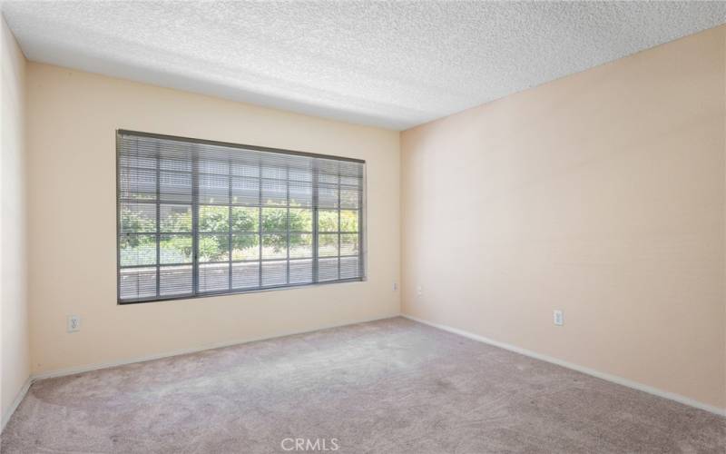 Primary bedroom, trees view