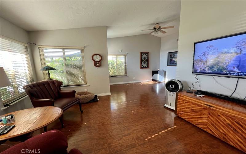 Cozy Living with view to Dining