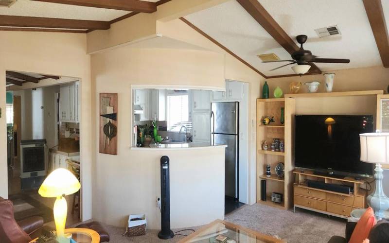 Kitchen View from Living Area