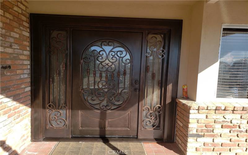 Front Iron Door with side