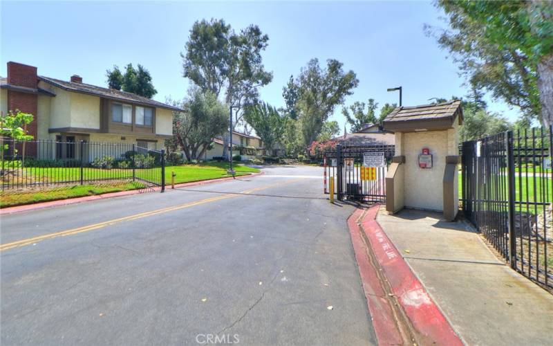 Front gate entrance