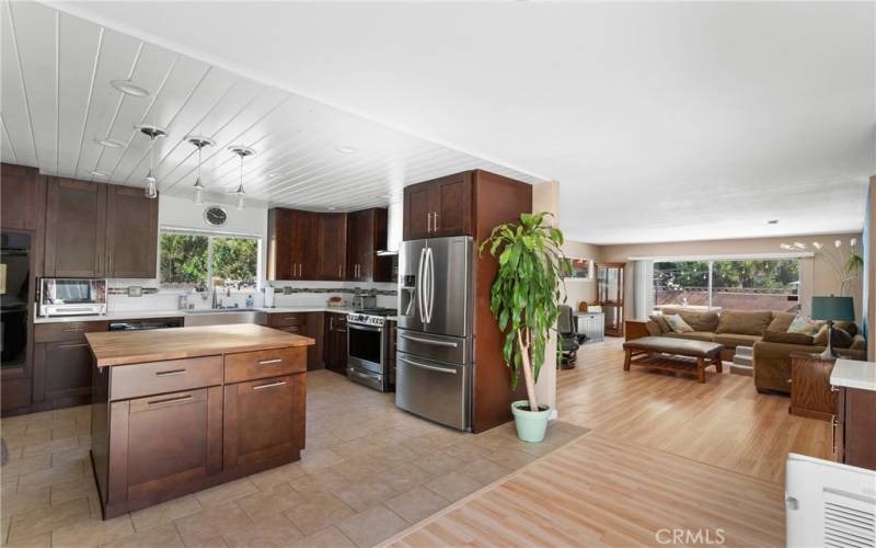 Remodeled kitchen