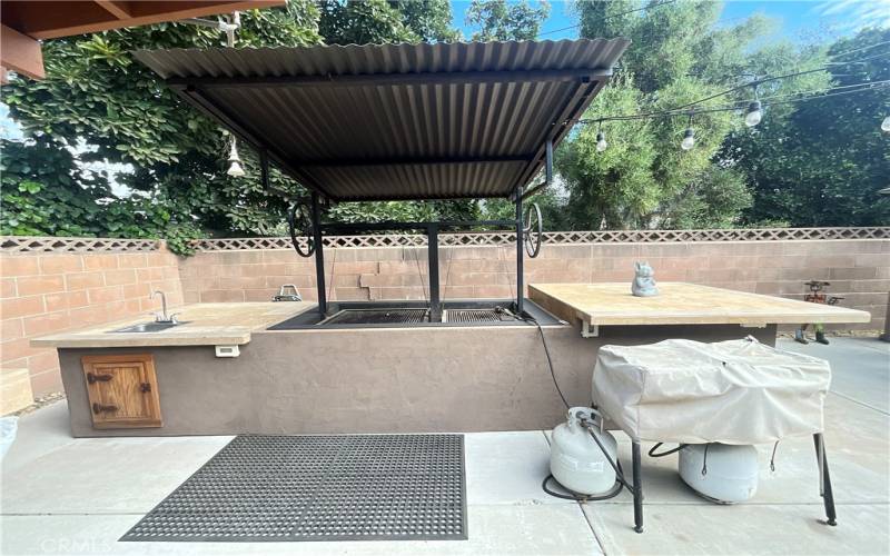 Custom made BBQ Pit