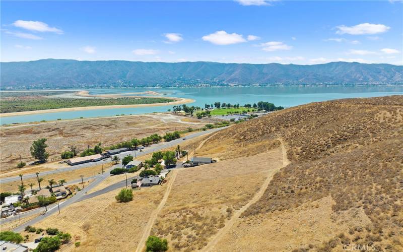 Lake views via drone