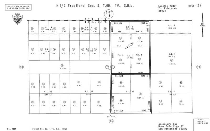 Public record - parcel map