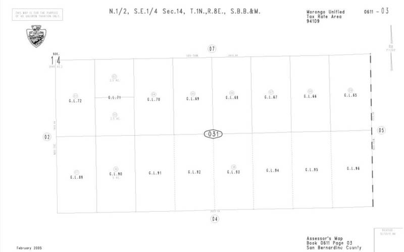 Public record - parcel map