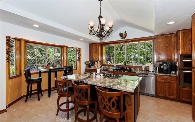 Wonderful, Updated Kitchen With A Breakfast Bar And Dining Bay