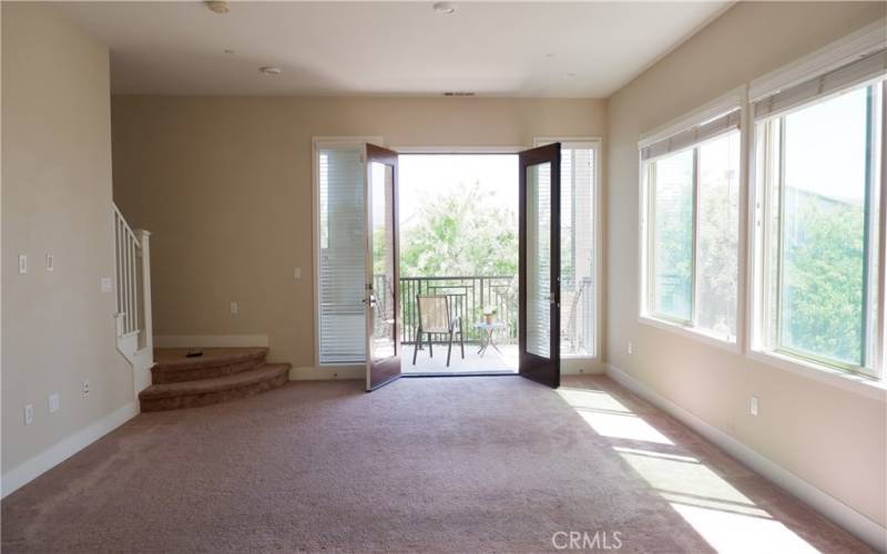 Living Area & Balcony