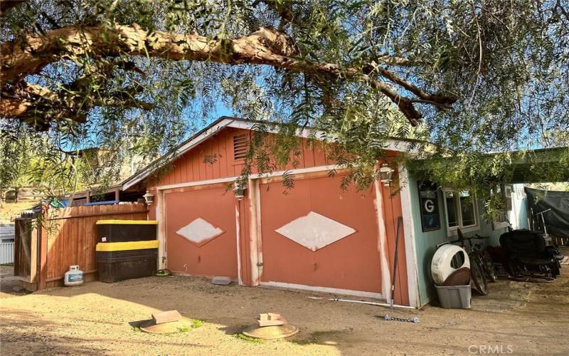 Garage was converted into living quarters