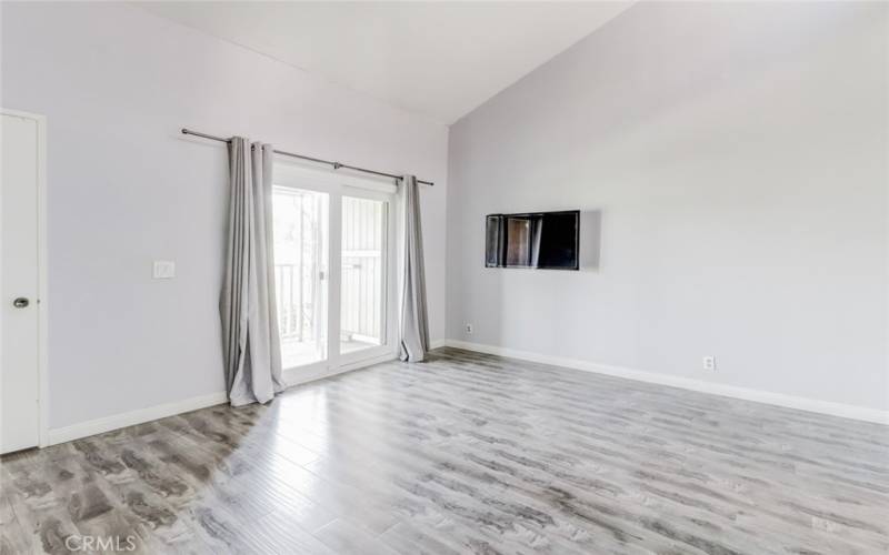 Primary bedroom, walk-in closet door.