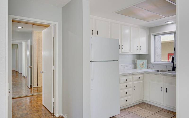 Hallway and Kitchen