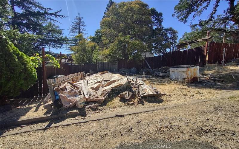 site where garage used to be at top of Cherry St