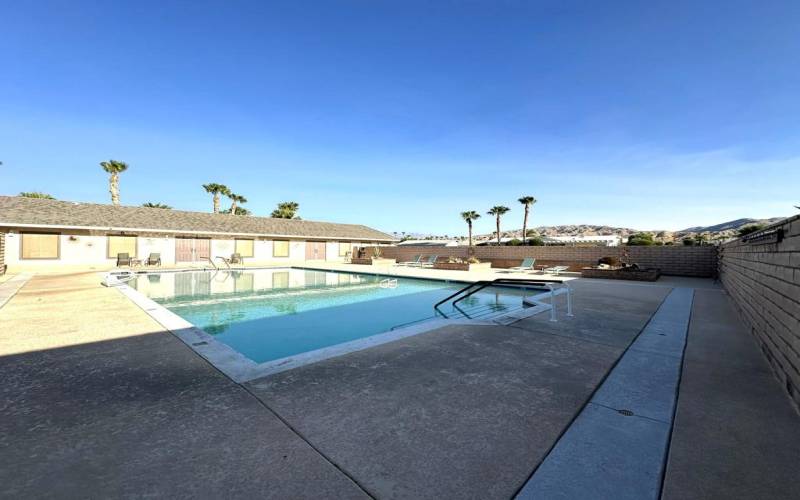 Pool area and Clubhouse