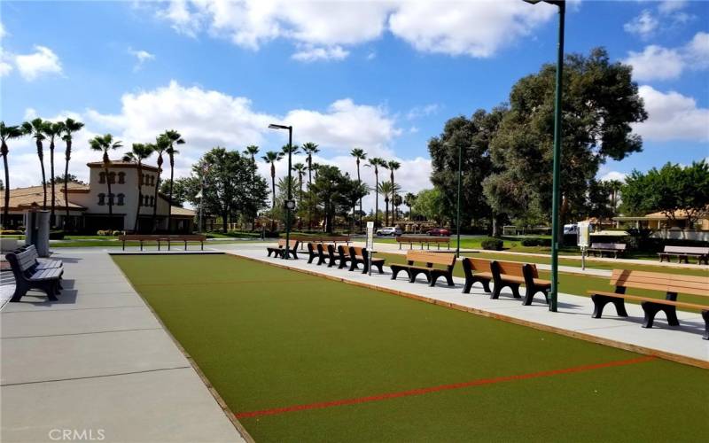 3 bocce courts