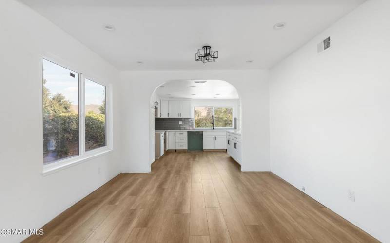 Formal dining (view of kitchen)