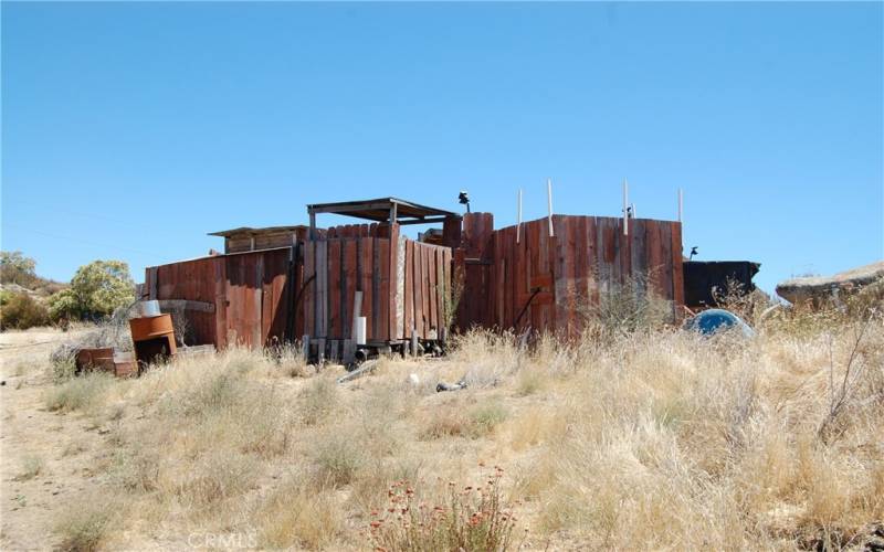 Rustic campground / fort / playground.