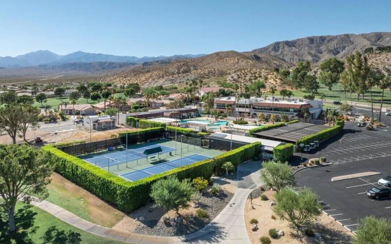 Clubhouse and Tennis Courts