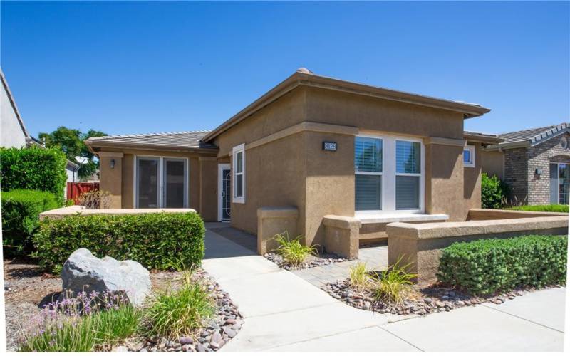 Nice curb appeal. Big front paver patios. French Doors to living room.