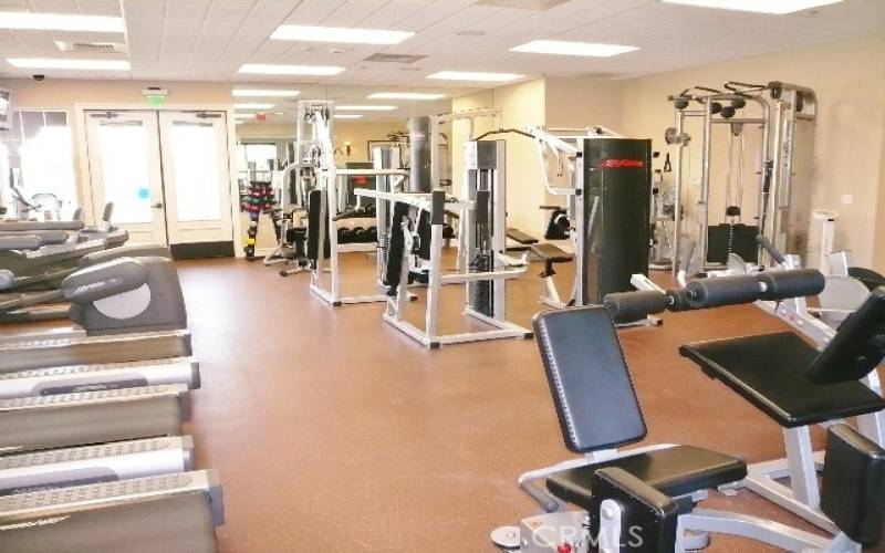 State-of-the-art fitness center in separate building that also includes a Pilates/Dance studio and hair salon.