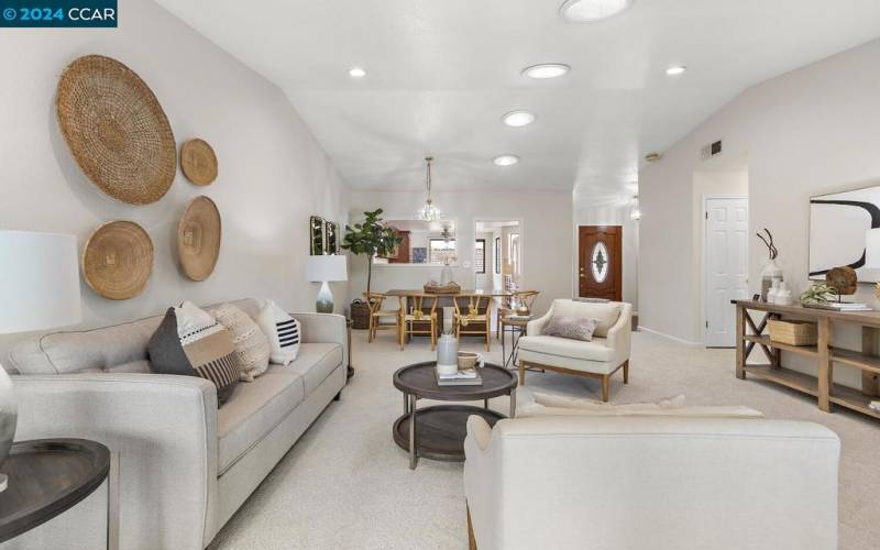 Living Room facing Dining Area