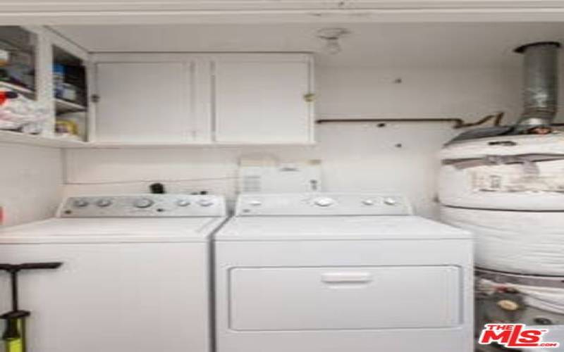 laundry area is right outside your door