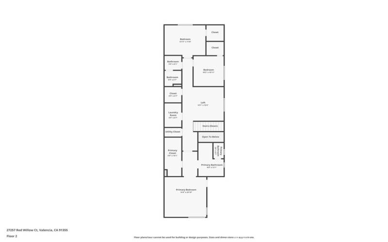 Second Floor Floorplan