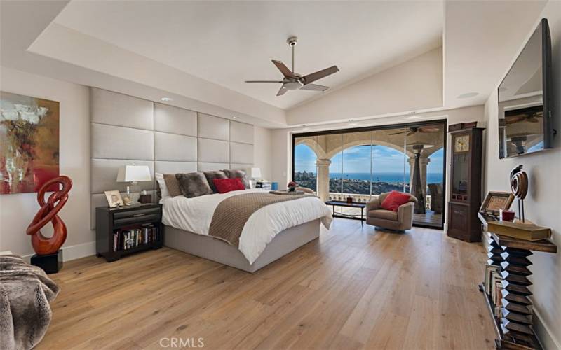 Primary suite with gorgeous ocean views.