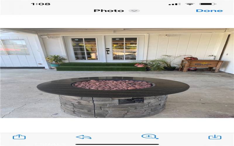 Back Yard Fire Pit Table