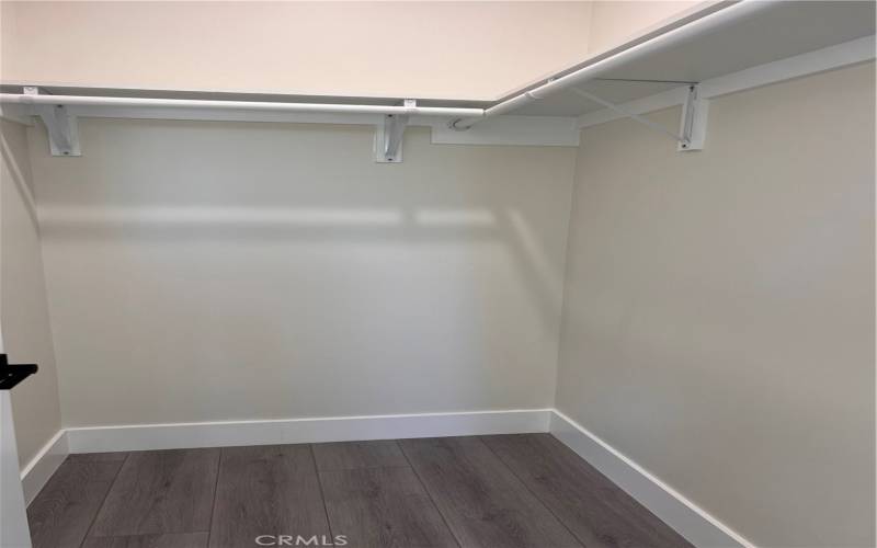 Primary walk-in closet