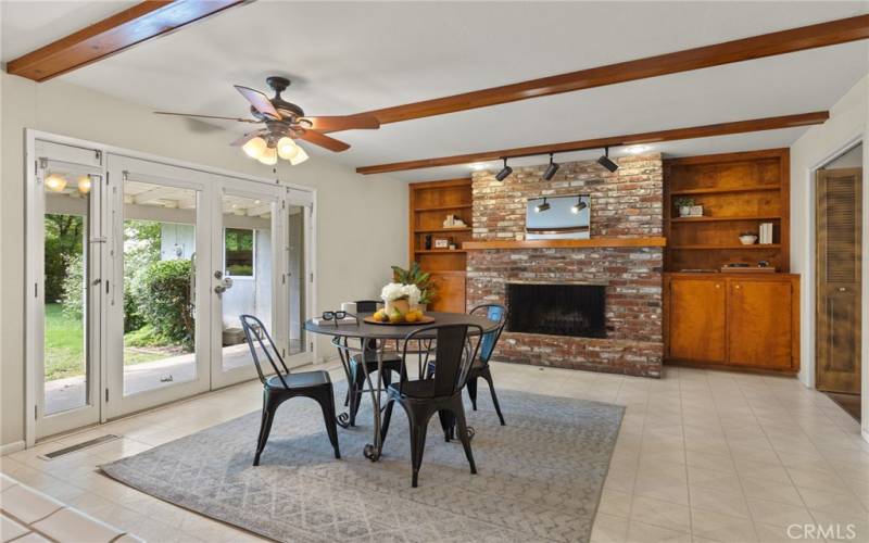 Family Room with Fireplace