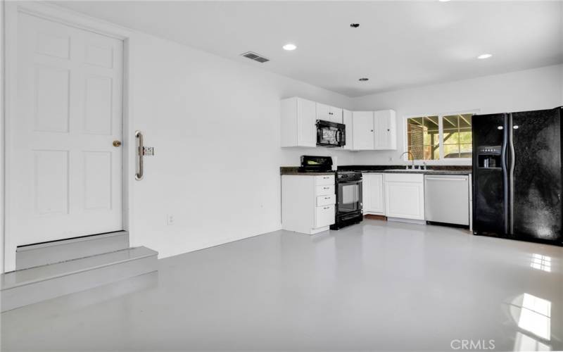 ADU kitchen/living room