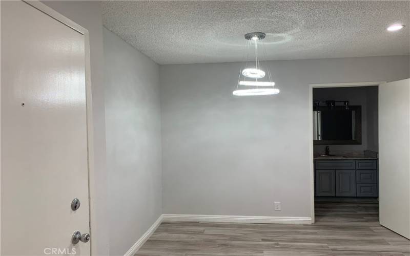 Dining area off kitchen