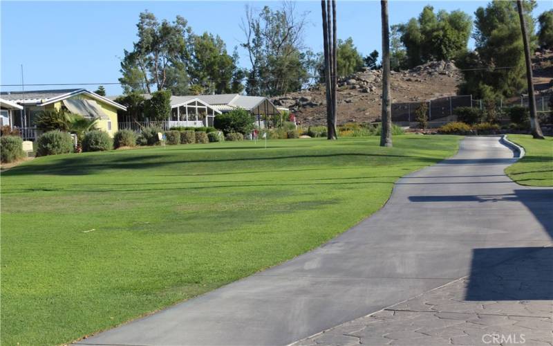 Golf Cart Path to Course