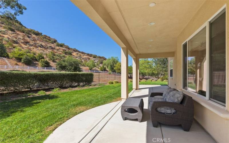 Check out all the privacy from this spacious back yard