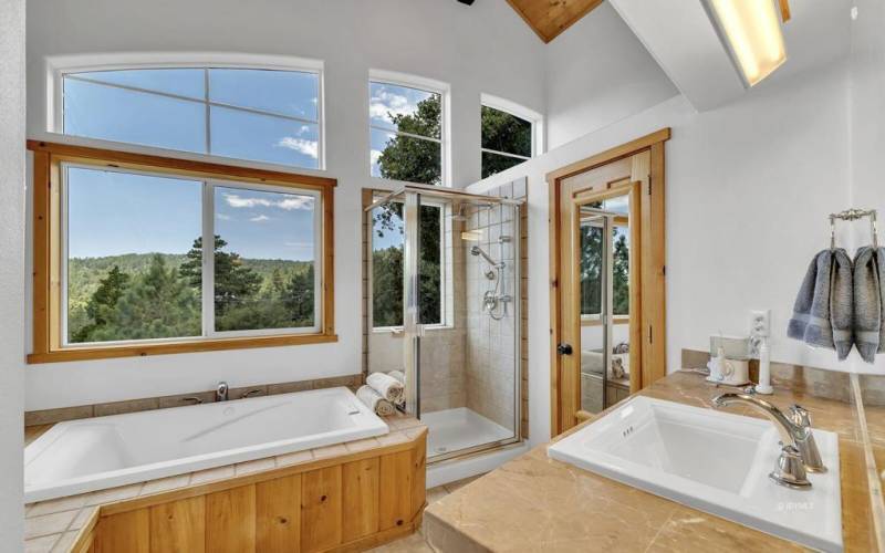 19 Master bath with southern views