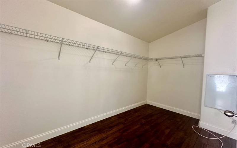 Primary walk-in closet