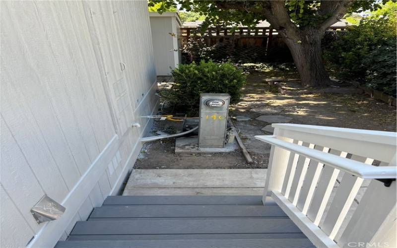 Carport stairs