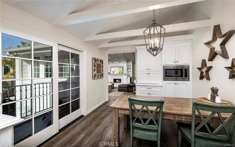 dining area on 2nd floor