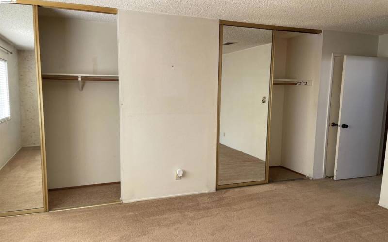 Primary closets