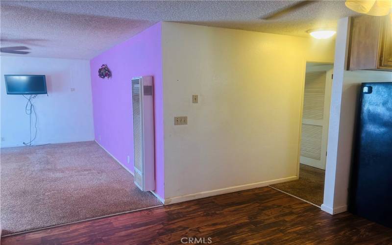 Living Room leads into Spacious kitchen with Open Floor Plan