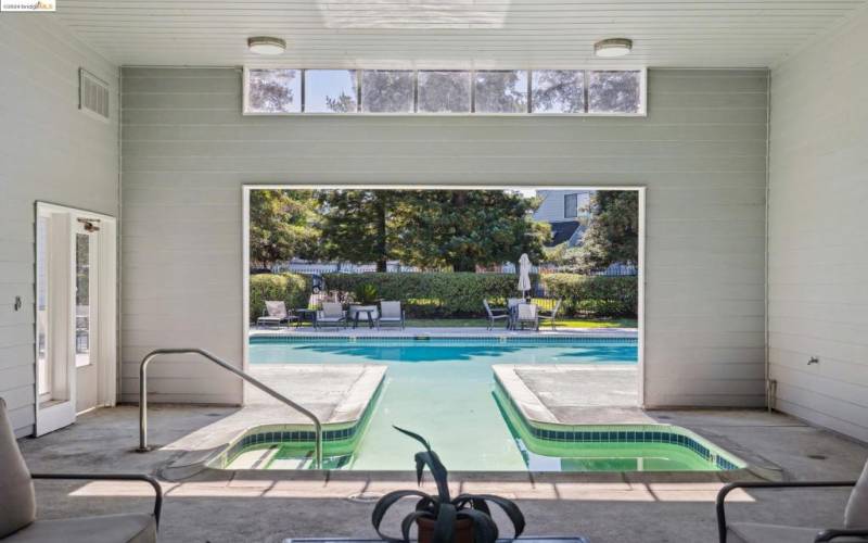 Fabulous swim in indoor pool