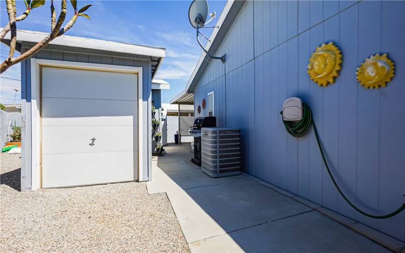 Golf cart shed